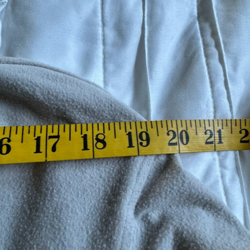 Mod Ref Womans Cream Button Collared Pullover Lon… - image 6